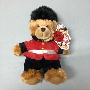 Keel Toys Guardsman Hug Me Bear 2011 Plush Stuffed Animal Toy 10" New UK London